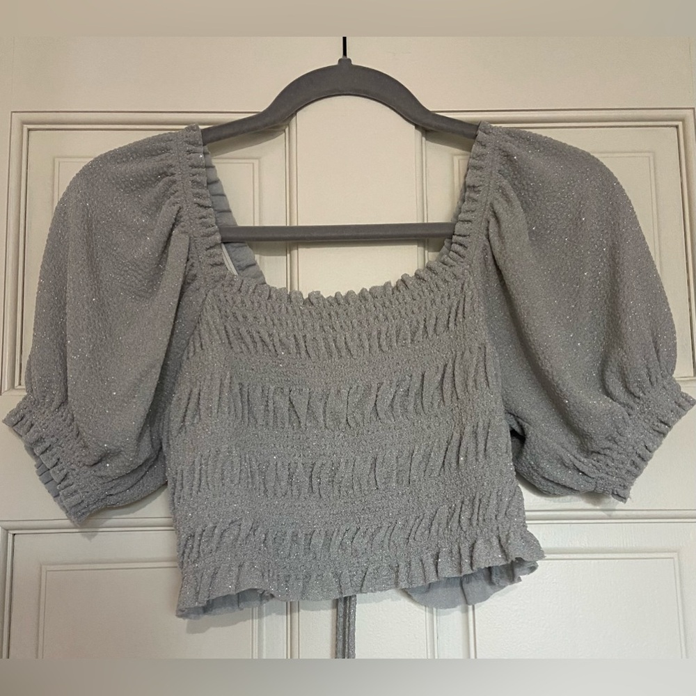 Urban outfitter sparkly crop top